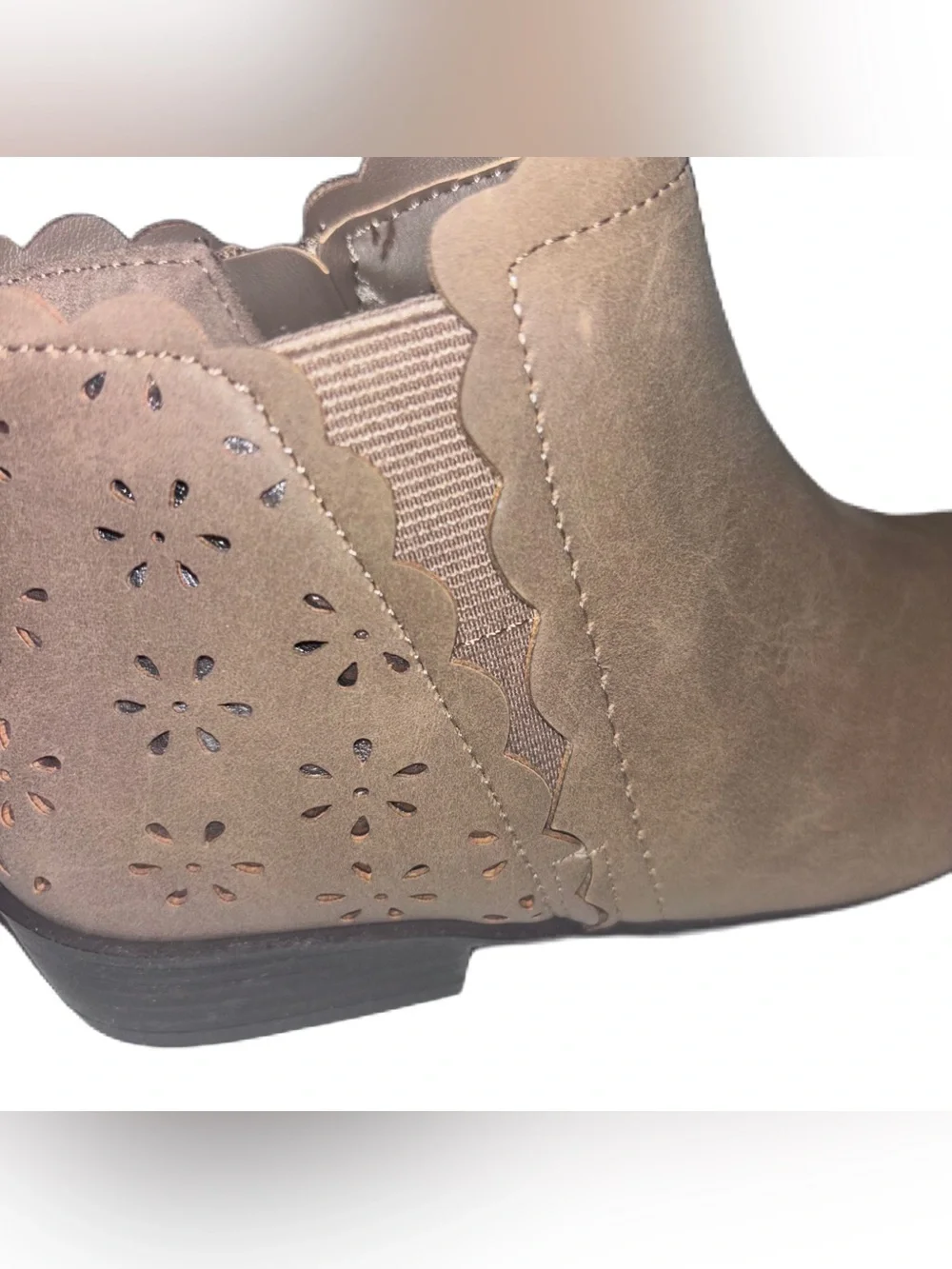 Thereabouts Pima Brown Girls Everyday Ankle Boots 1 2 3